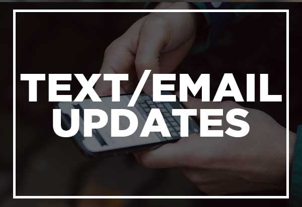 Email & Text Updates